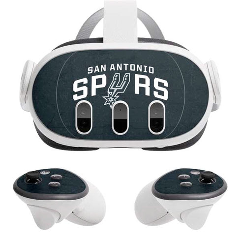 NBA San Antonio Spurs Distressed Meta Quest 3 Skin