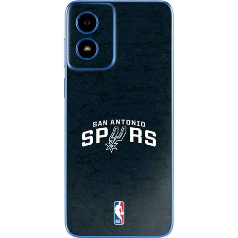 NBA San Antonio Spurs Distressed Moto G Play 4G (2024) Skin