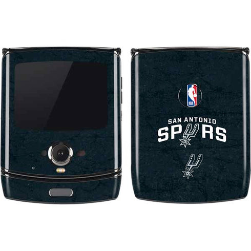 NBA San Antonio Spurs Distressed Motorola RAZR Skin