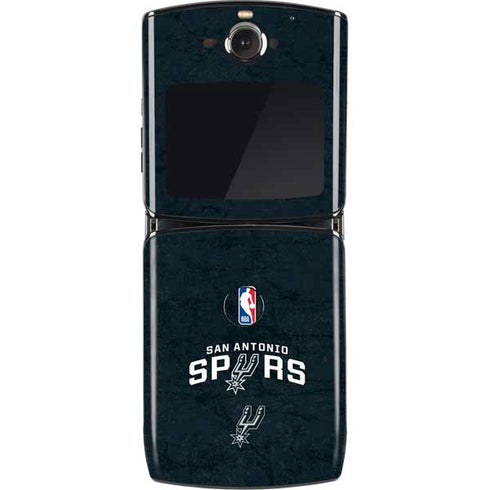 NBA San Antonio Spurs Distressed Motorola RAZR Skin