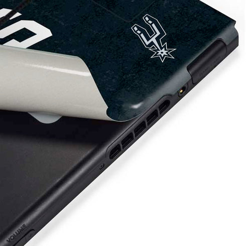 NBA San Antonio Spurs Distressed Nintendo Switch Bundle Skin