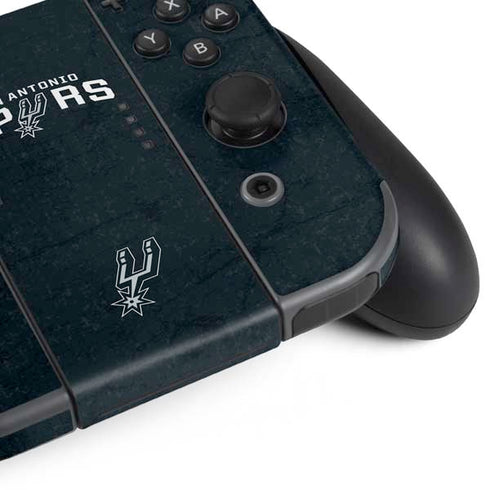 NBA San Antonio Spurs Distressed Nintendo Switch Bundle Skin