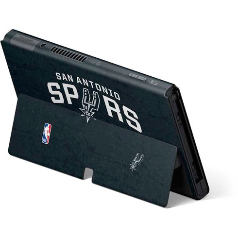 NBA San Antonio Spurs Distressed Nintendo Switch OLED (2021) Skin