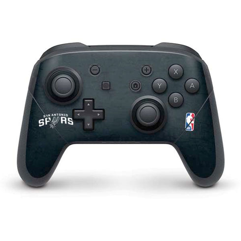 NBA San Antonio Spurs Distressed Nintendo Switch Pro Controller Skin