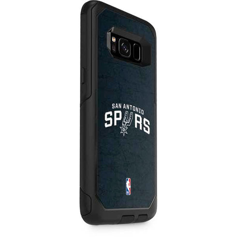 NBA San Antonio Spurs Distressed Otterbox Commuter Galaxy Skin