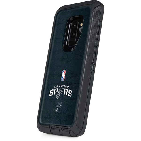 NBA San Antonio Spurs Distressed Otterbox Defender Galaxy Skin