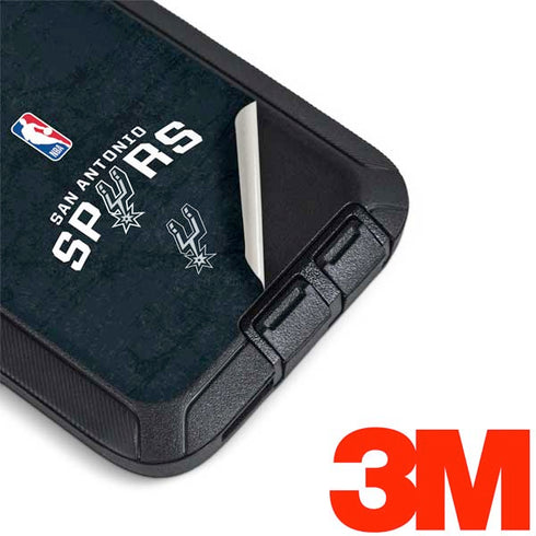 NBA San Antonio Spurs Distressed Otterbox Defender Galaxy Skin