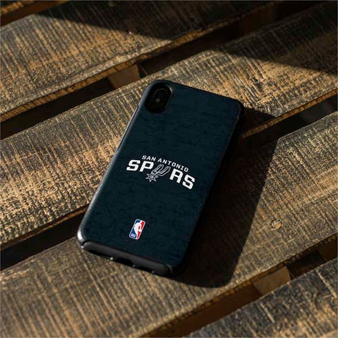NBA San Antonio Spurs Distressed Otterbox Symmetry iPhone Skin
