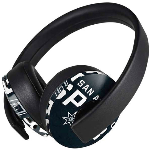 NBA San Antonio Spurs Distressed PlayStation 4 Gold Wireless Headset Skin