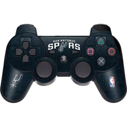 NBA San Antonio Spurs Distressed PS3 Dual Shock wireless controller Skin