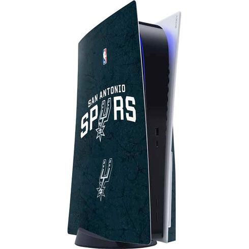 NBA San Antonio Spurs Distressed PS5 Console Skin