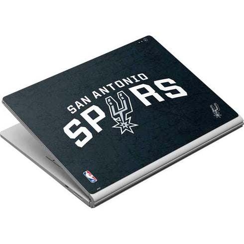 NBA San Antonio Spurs Distressed Surface Book Skin