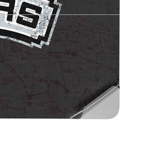 NBA San Antonio Spurs Distressed Surface Laptop Studio Skin