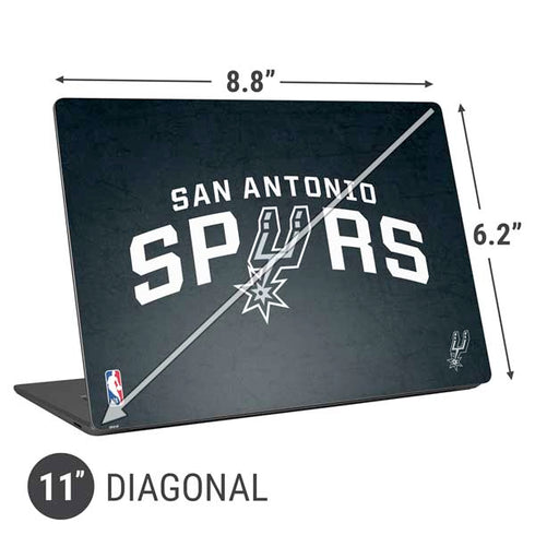 NBA San Antonio Spurs Distressed Universal Laptop 11in (8.8 x 6.2in) Skin