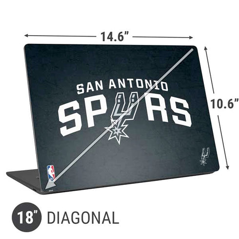 NBA San Antonio Spurs Distressed Universal Laptop 18in (14.6 x 10.6in) Skin