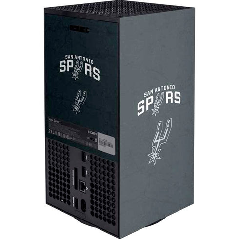 NBA San Antonio Spurs Distressed Xbox Series X Console Skin