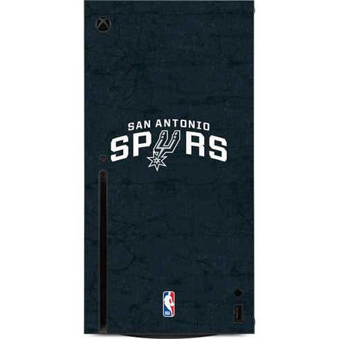 NBA San Antonio Spurs Distressed Xbox Series X Console Skin