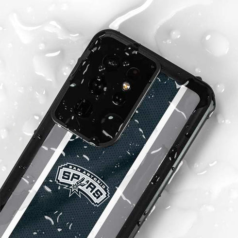 NBA San Antonio Spurs Galaxy S24 Ultra Waterproof Case
