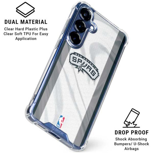 NBA San Antonio Spurs Galaxy S25 Clear Case