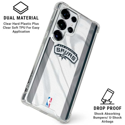 NBA San Antonio Spurs Galaxy S25 Ultra Clear Case