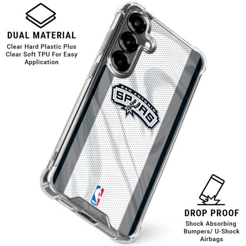 NBA San Antonio Spurs Galaxy S26 Clear Case