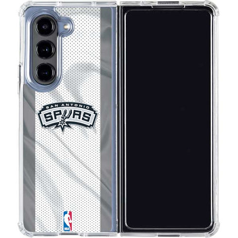 NBA San Antonio Spurs Galaxy Z Fold5 5G Clear Case