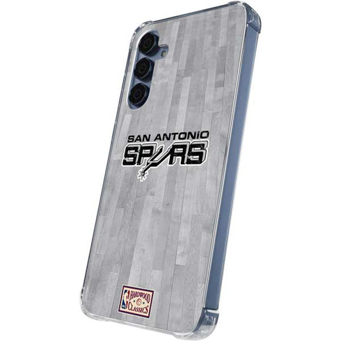NBA San Antonio Spurs Hardwood Classics Galaxy A55 5G Clear Case