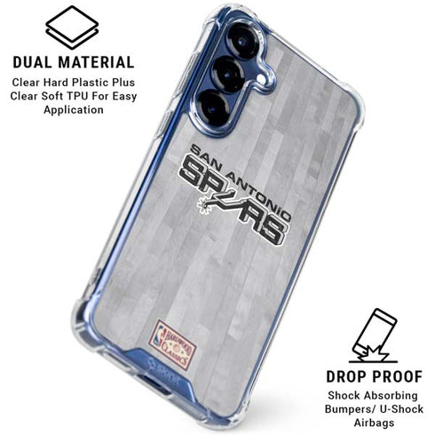 NBA San Antonio Spurs Hardwood Classics Galaxy S25 Clear Case