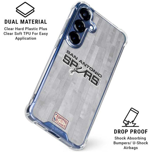 NBA San Antonio Spurs Hardwood Classics Galaxy S25 Plus Clear Case