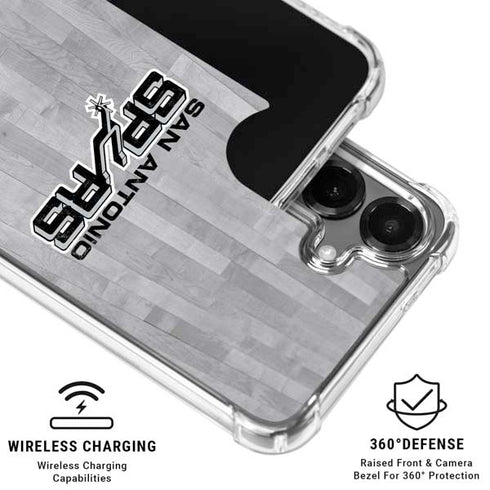 NBA San Antonio Spurs Hardwood Classics Galaxy S26 Clear Case