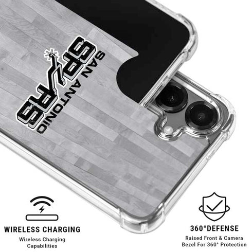 NBA San Antonio Spurs Hardwood Classics Galaxy S26 Plus Clear Case