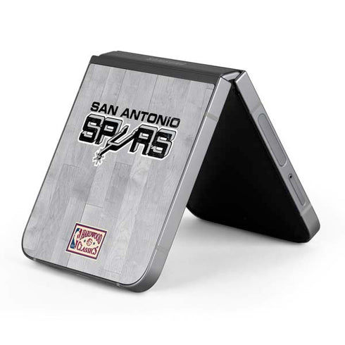NBA San Antonio Spurs Hardwood Classics Galaxy Z Flip6 Skin