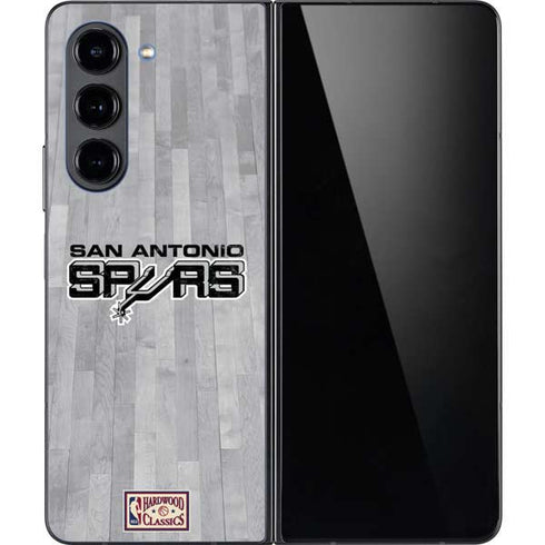 NBA San Antonio Spurs Hardwood Classics Galaxy Z Fold5 5G Skin