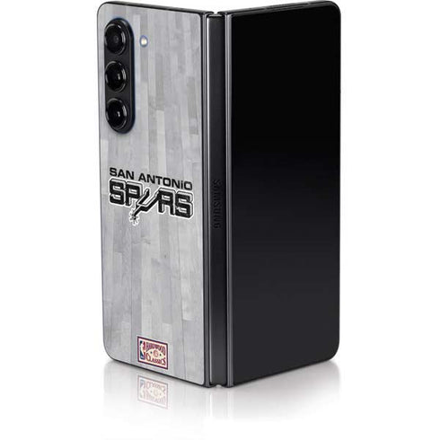 NBA San Antonio Spurs Hardwood Classics Galaxy Z Fold5 5G Skin