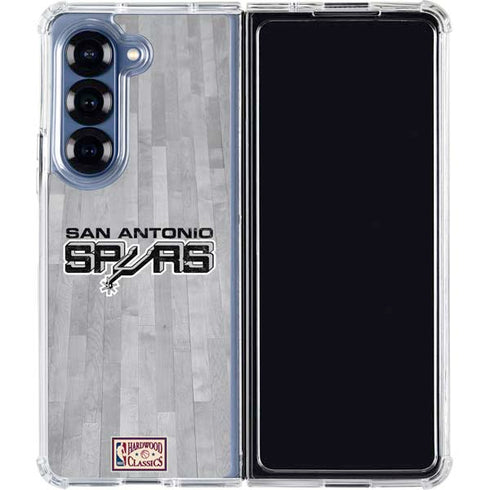 NBA San Antonio Spurs Hardwood Classics Galaxy Z Fold6 Clear Case