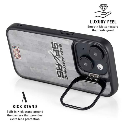 NBA San Antonio Spurs Hardwood Classics iPhone 14 Plus Kickstand Case