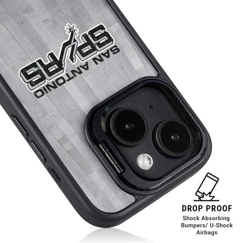 NBA San Antonio Spurs Hardwood Classics iPhone 14 Plus Kickstand Case