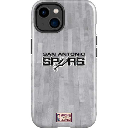 NBA San Antonio Spurs Hardwood Classics iPhone 15 Impact Case