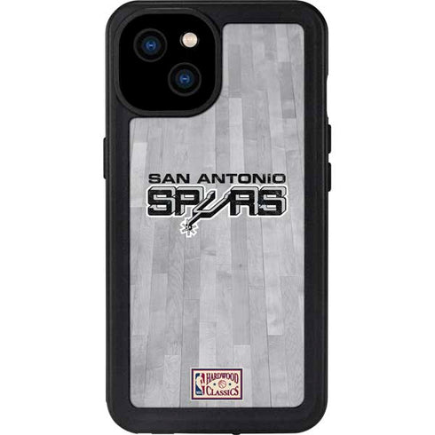 NBA San Antonio Spurs Hardwood Classics iPhone 15 Plus Waterproof Case