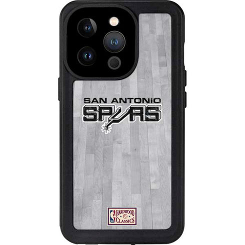 NBA San Antonio Spurs Hardwood Classics iPhone 15 Pro Waterproof Case