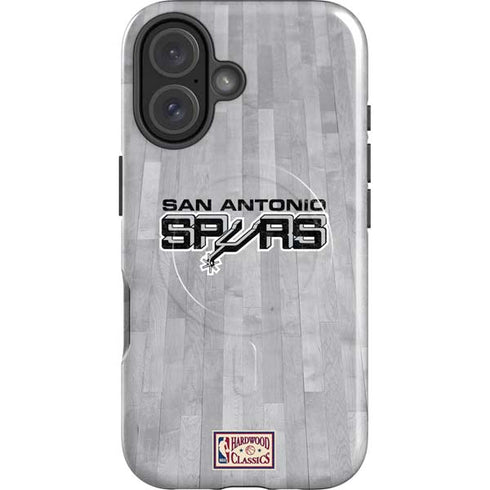 NBA San Antonio Spurs Hardwood Classics iPhone 16 Magsafe Impact Case