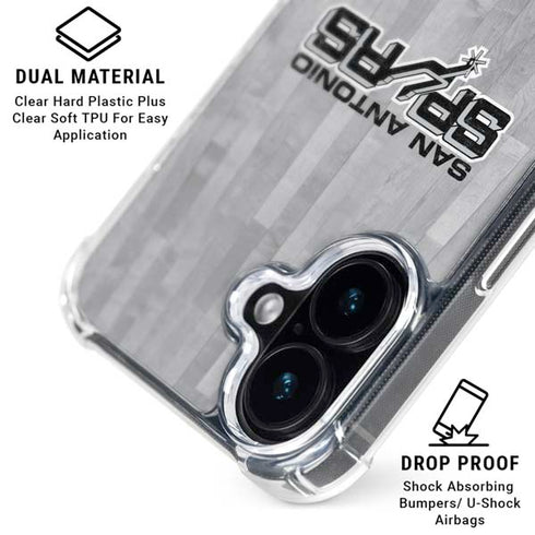 NBA San Antonio Spurs Hardwood Classics iPhone 16 Plus MagSafe Case