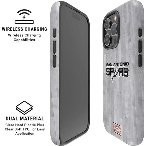 NBA San Antonio Spurs Hardwood Classics iPhone 16 Pro Magsafe Impact Case