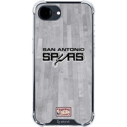 NBA San Antonio Spurs Hardwood Classics iPhone 16e Clear Case