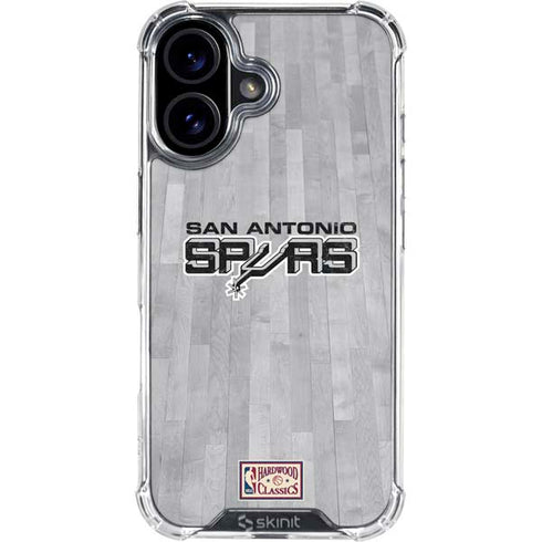 NBA San Antonio Spurs Hardwood Classics iPhone 17 Clear Case