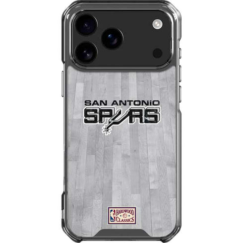 NBA San Antonio Spurs Hardwood Classics iPhone 18 Pro Max Clear Case
