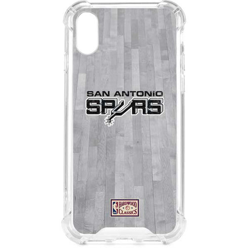 NBA San Antonio Spurs Hardwood Classics iPhone XS Clear Case