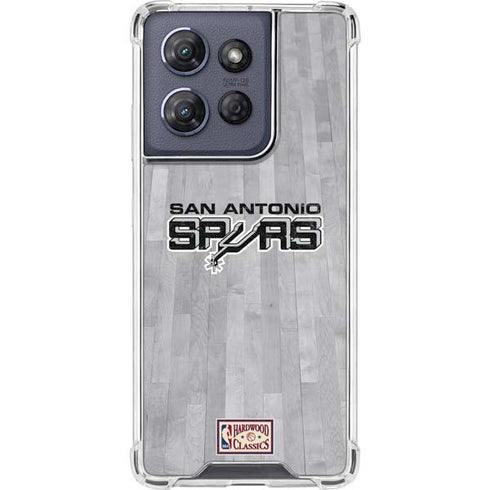 NBA San Antonio Spurs Hardwood Classics Moto G Play 5G (2025) Clear Case