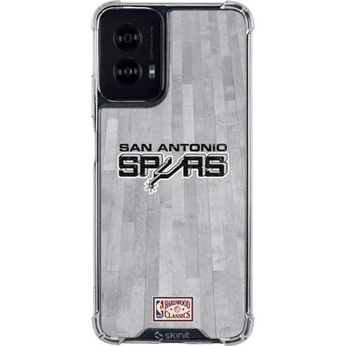 NBA San Antonio Spurs Hardwood Classics Moto G Power 5G (2024) Clear Case