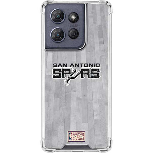 NBA San Antonio Spurs Hardwood Classics Moto G Stylus 5G (2025) Clear Case